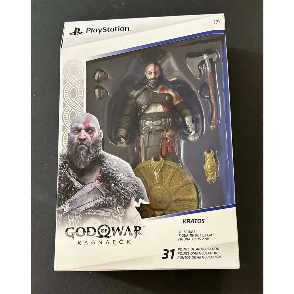 Kratos God of War Ragnarok Figure Sony PlayStation New & Factory Sealed